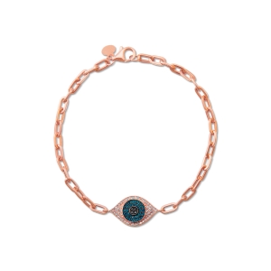 Anne Sisteron Evil Eye Chain Bracelet