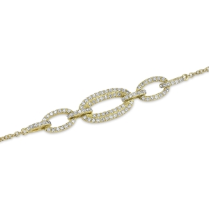 Anne Sisteron Three Link Chain Bracelet