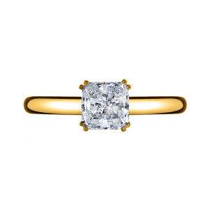 Kirk Bridal Radiant Solitaire Engagement Ring 1025