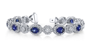 Kirk Couture Diamond And Sapphire Bracelet JBR046