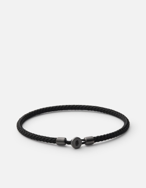 Miansai Nexus Matte Black Rope Bracelet 101-0273
